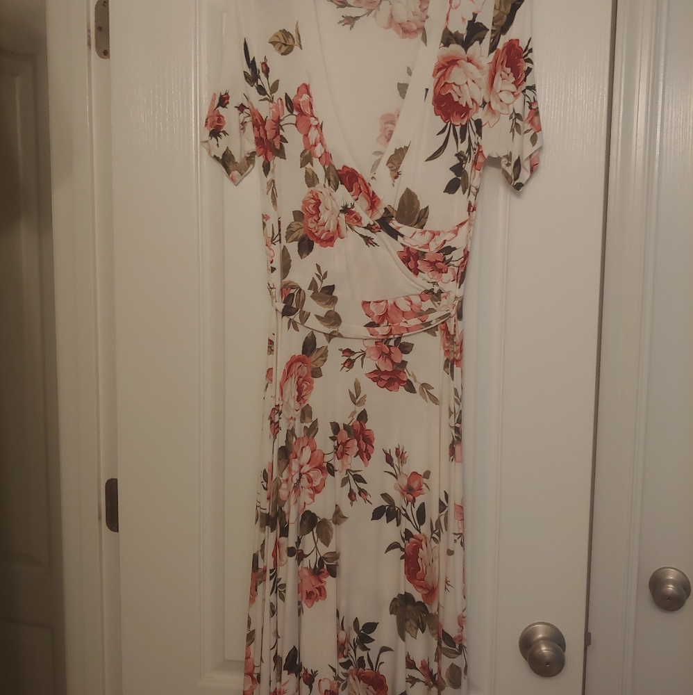 White Floral Sundress
